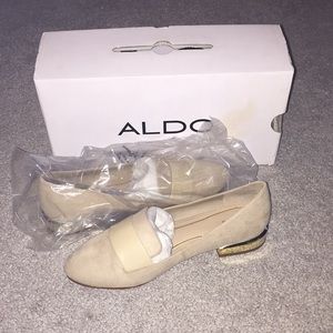 ALDO loafers in tan.